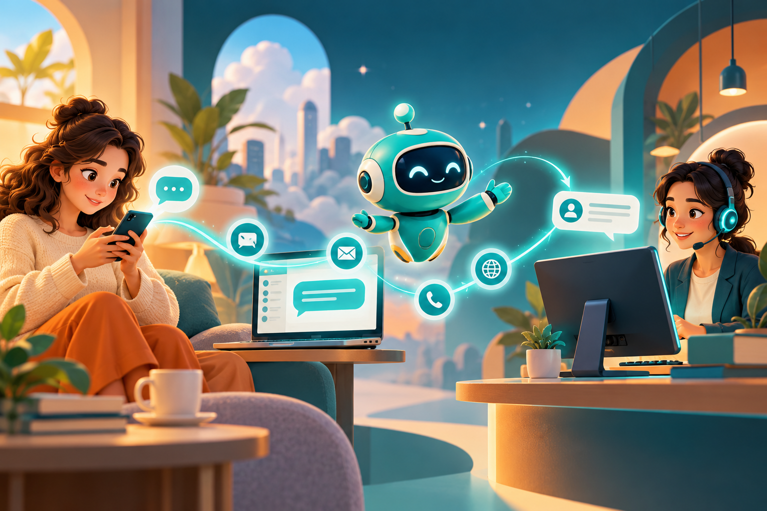 O que é atendimento omnichannel?